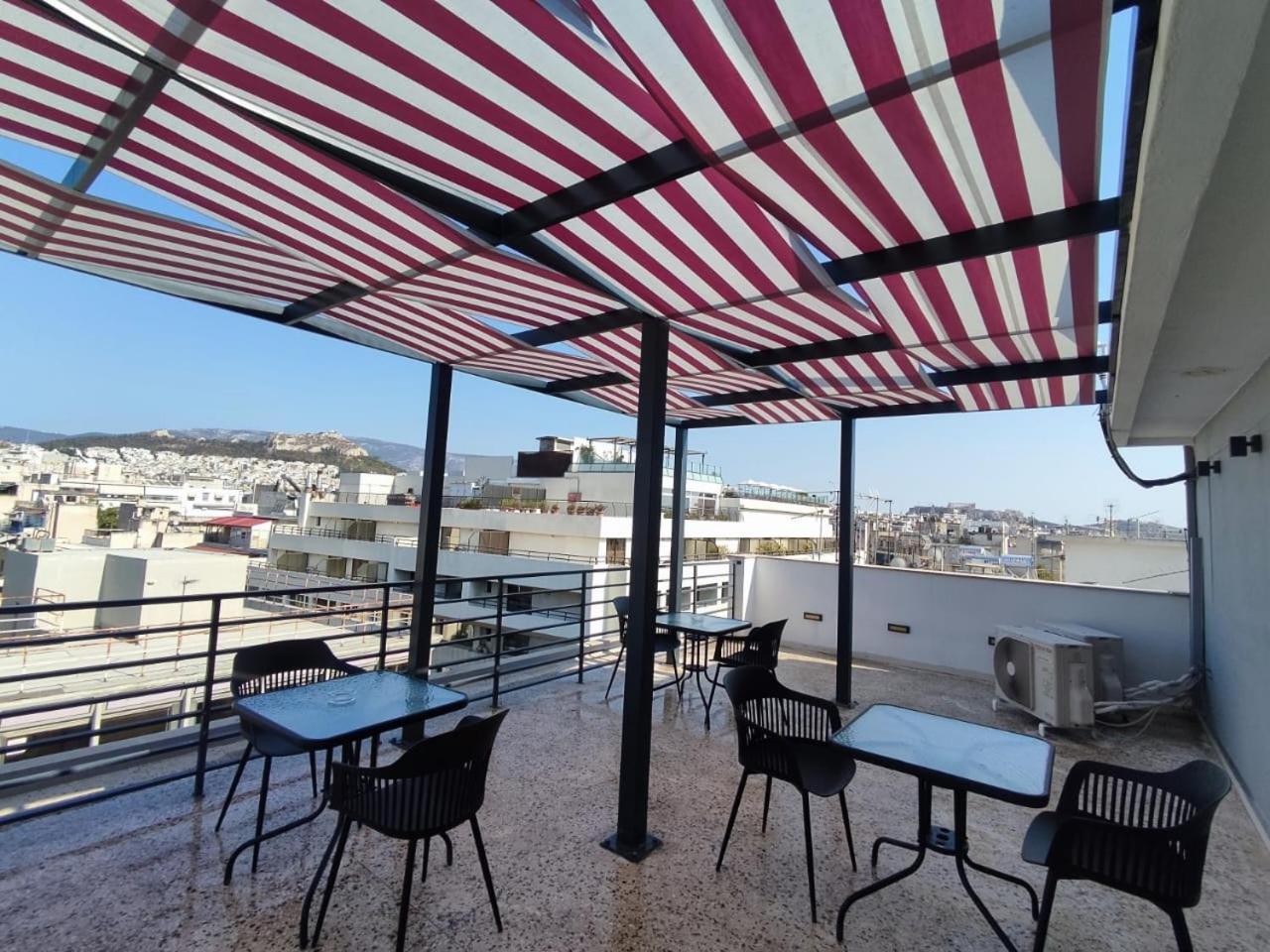 Voda Luxury Residence #102 - Acropolis View Rooftop Aten Exteriör bild
